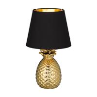 Trio Tafellamp Pineapple 35cm goud met zwart R50421079 - thumbnail