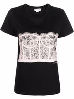 Alexander McQueen t-shirt à imprimé graphique - Noir - thumbnail