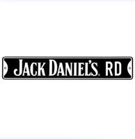 Jack Daniel's Straatnaambord - JACK DANIEL'S ROAD - Metaal met Reliëfletters