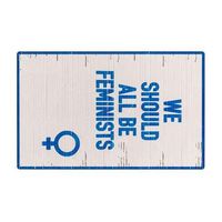 Tarkett vloerkleed Finally Vinyl™ Feminist - blauw - 125x196 cm