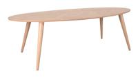 LABEL51 Ovale Eettafel 'Ines' Naturel Eiken, 240 x 110cm