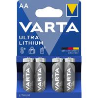 Varta lithium aa 1,5 volt blis4