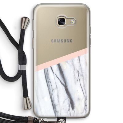 A touch of peach: Samsung Galaxy A5 (2017) Transparant Hoesje met koord