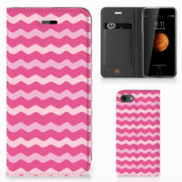 iPhone 7 | 8 | SE (2020) | SE (2022) Hoesje met Magneet Waves Pink - thumbnail