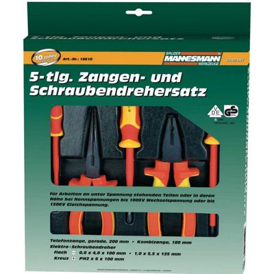 Mannesmann VDE tangen- en schroevendraaierset 5-delig
