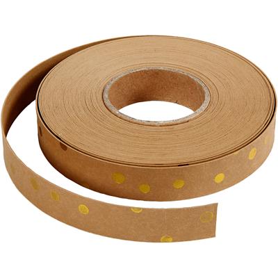 Creativ Company Vlechtstroken, b: 15 mm, dikte 0,55 mm, lichtbruin, 9.50 m/ 1 rol
