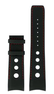 Horlogeband Tissot T600034295 Leder Zwart