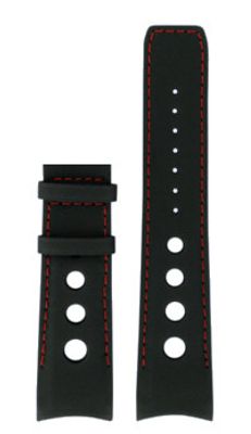 Horlogeband Tissot T600034295 Leder Zwart