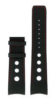 Horlogeband Tissot T600034295 Leder Zwart - thumbnail