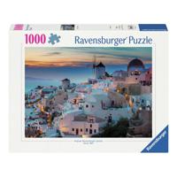 Ravensburger legpuzzel avond in santorini, 1000st.