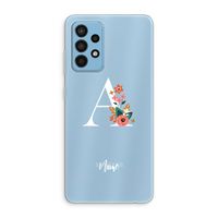 Pink Bouquet: Samsung Galaxy A52 Transparant Hoesje
