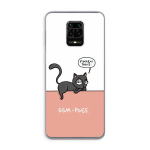 GSM poes: Xiaomi Redmi Note 9 Pro Transparant Hoesje