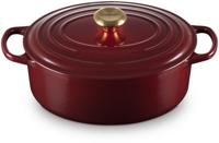 Le Creuset Braadpan Signature ovaal Garnet ø 31 cm / 6,3 liter