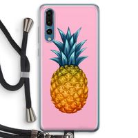 Grote ananas: Huawei P20 Pro Transparant Hoesje met koord