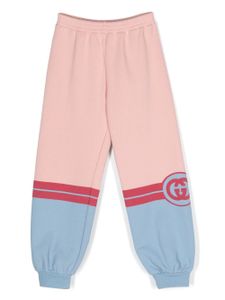 Gucci Kids pantalon de jogging à logo GG - Rose