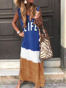 Sleeveless Stripes Knitting Dress