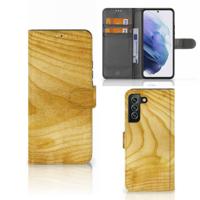 Samsung Galaxy S22 Plus | Book Style Case | Licht Hout | Portemonnee hoesje