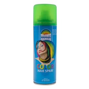 Carnaval verkleed haar verf/spray groen 111 ml   -