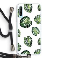 Tropische bladeren: Huawei P Smart Pro Transparant Hoesje met koord