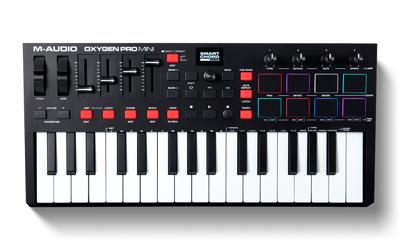 M-AUDIO Oxygen Pro Mini MIDI toetsenbord 32 toetsen USB Zwart