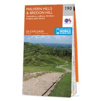 Wandelkaart - Topografische kaart 190 OS Explorer Map Malvern Hills, B