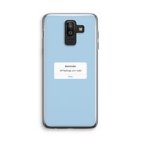 Reminder: Samsung Galaxy J8 (2018) Transparant Hoesje