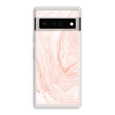 Peach bath: Google Pixel 6 Pro Transparant Hoesje