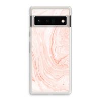 Peach bath: Google Pixel 6 Pro Transparant Hoesje