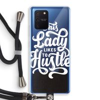 Hustle Lady: Samsung Galaxy Note 10 Lite Transparant Hoesje met koord
