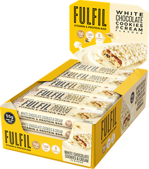 Fulfil Vitamin & Protein Bar White Chocolate Cookies & Cream (15 x 55 g)