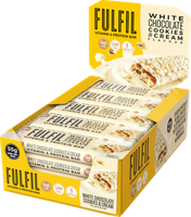 Fulfil Vitamin & Protein Bar White Chocolate Cookies & Cream (15 x 55 g) Fulfil Vitamin & Protein Bar White Chocolate Cookies & Cream (15 x 55 g)