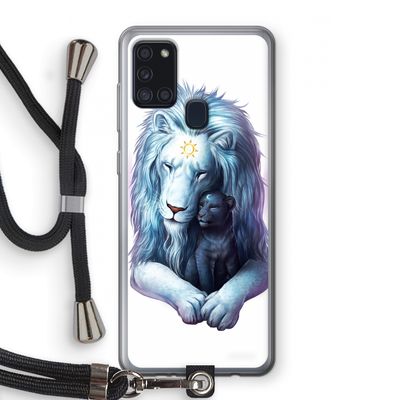 Child Of Light: Samsung Galaxy A21s Transparant Hoesje met koord