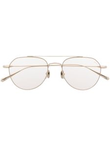 Brioni lunettes de soleil à monture pilote - Argent