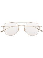 Brioni lunettes de soleil à monture pilote - Argent