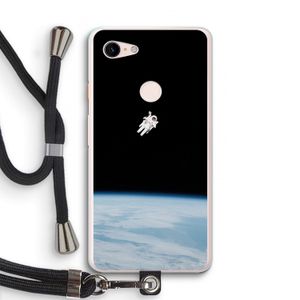 Alone in Space: Pixel 3 XL Transparant Hoesje met koord