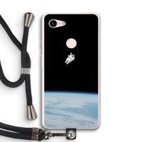 Alone in Space: Pixel 3 XL Transparant Hoesje met koord