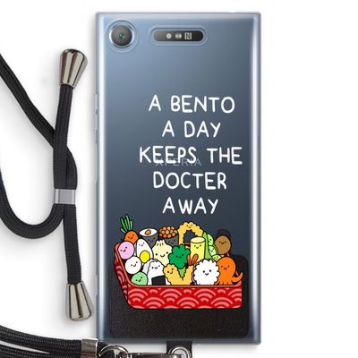 Bento a day: Sony Xperia XZ1 Transparant Hoesje met koord