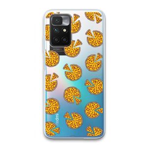 You Had Me At Pizza: Xiaomi Redmi 10 Transparant Hoesje