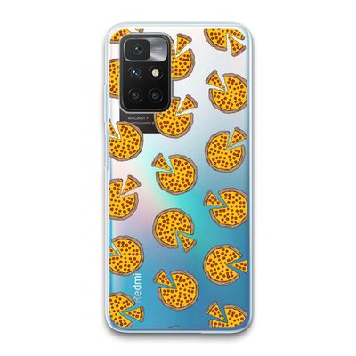 You Had Me At Pizza: Xiaomi Redmi 10 Transparant Hoesje
