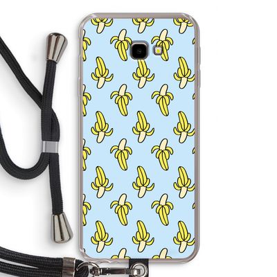 Bananas: Samsung Galaxy J4 Plus Transparant Hoesje met koord