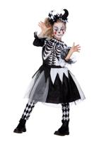 Halloween clown jurkje zwart/wit Halloween clown jurkje zwart/wit