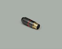 BKL Electronic 0212013 Miniatuur-DIN-connector Koppeling, recht Aantal polen: 8 Chroom 1 stuk(s) - thumbnail