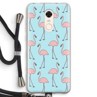 Anything Flamingoes: Xiaomi Redmi 5 Transparant Hoesje met koord