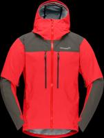 Norrona trollveggen Gore-Tex Pro light Hardshell Jas Heren Flame Scarlet L