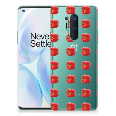 OnePlus 8 Pro | Siliconen Case | Paprika Red