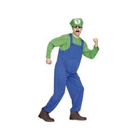 Loodgieter kostuum groen voor heren M/L (T-04)  -