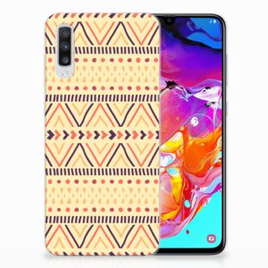 Samsung Galaxy A70 TPU bumper Aztec Yellow