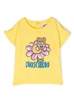 Moschino Kids t-shirt à sequins - Jaune - thumbnail