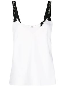 Stella McCartney t-shirt No Smile No Service - Blanc