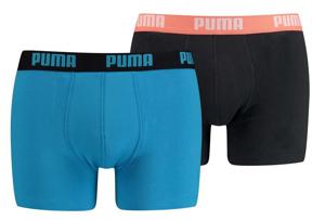 2-pack basis boxershorts puma Blue/Black